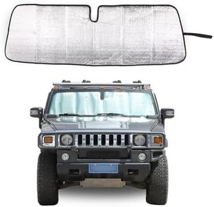 Car Front Windshield Sun Shade,Car Windshield Visor Cover,Car Window Sun Shade UV Protect,Car Window Film for Hummer H3 2005-2009, MCUNVW-562546210