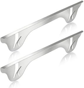 Upgrade 316 Stainless Steel Stove Gap Covers (2 Pack, 23.4”, Silver), Heat-Resistant Stove Gap Filler for Kitchen Counter and Stovetop, Range Trim Kit Oven Gap Guard Between Stove and Counter