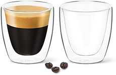 DLux Espresso Coffee Cups 3oz, Doub