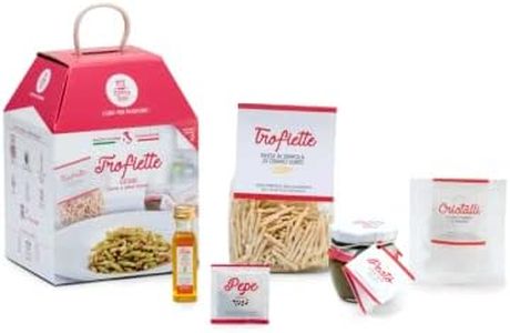 Box ricette - TROFIETTE LIGURI con pesto genovese e pinoli tostati - Confezione regalo per 2 persone - Made in Italy - My Cooking Box
