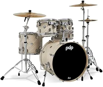 Pacific Drums & Percussion Drum Set Concept Maple 5-Piece, Twisted Ivory Shell Pack (PDCM2215TI)