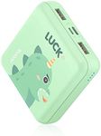 Yoobao Portable Charger 10000mAh, Cute Power Bank for Girls Kids Travel, 5V/2.1A Fast Charging, 2 Output & 2 Input, Mini Phone Battery Pack for iPhone 14 13 iPad Samsung Google LG (Dinosaur)