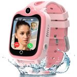 ELEJAFE Kids Smart Watch-4G GPS Smart Phone Watch for Boys Girls with HD Video Call Family Voice Chat SOS, IP68 Waterproof School Mode Camera Alarm Calculator, Kids Smart Watch Birthday Gifts for 4-12