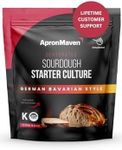 Apron Maven Premium Sourdough Starter Culture | German Bavarian Style | Heirloom Lively Dry Sourdough Starter | Perfect for Rye Breads | Simple Activation Instructions | Lifetime Customer Support