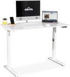 Dellonda Height Adjustable Sit & Stand Desk, Electric Standing, White, 1200 x 600mm - DH56