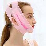 Finaxo Silicone V Face Mask Face Lift Up Belt Facial Slimming Bandage Mask Cheek,Chin,Neck Slimming Thin Belt Face Slim Lift Band Mask Double Chin Reducer for Women and Men Tightening Skin