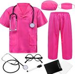 ZZIHAN Doctor Costume for Kids Rose