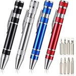 Pen Screwdriver Multitool Handy Tool 8 in 1 Magnetic Pocket Screwdriver Multi Precision Function for Man Mini Gadgets Repair Tools