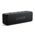 Anker Soundcore 2 Portable Bluetooth Speaker with 12W Stereo Sound, BassUp, IPX7 Waterproof, 24-Hour Playtime, Wireless Stereo Pairing, Speaker for Home, Outdoors, Travel