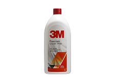 3M Liquid Wax (1 L, Off-White) | Restores Gloss on Car Paint | Water Repellent | UV Protection