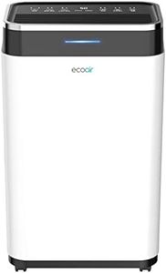 EcoAir | DC26 Dehumidifier | 26L/Day | Carbon Filter | 6.5L Water Tank | Digital Hygrometer Display | Laundry Mode | Clean Filter Indicator | Damp Condensation Mould Control