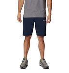 Columbia Men's Logo Fleece Shorts, M Model, Cotton Blend, Collegiate Navy, S