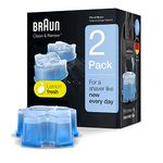 Braun Clean & Renew Refills 2 Cartridges 5.7 oz each