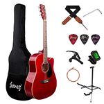 JUAREZ Arpeggio Guitar JRA41SP-RD-K, red