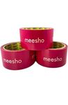 Wellkart Meesho Printed Packaging Tape | Self Adhesive Heavy Duty Tape Roll | Ideal For Packaging Box 42 Micron | 2 inch 48MM X 65 Metres Pack Of 24