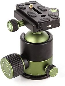 Universal 20KG Metal Heavy Duty Camera Tripod Ball Head w/QR Quick Release Plate 1/4" Screw