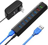 RAOYI Powered USB 3.0 Hub, 8 Ports 