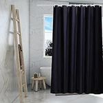 TIKABC Black Shower Curtain Liner, 