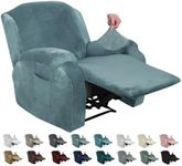 MAXIJIN Velvet 4 Piece Recliner Cov