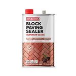 Resiblock Superior Block Paving Sealer – Easy To Apply – Resistance to De-icing Salts – Gloss – 5 Litre