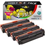 YELLOW YETI 4 Pack 131X 131A 731 Remanufactured Toner Cartridges for LaserJet Pro 200 Color MFP M276nw M276n M251nw M251n | CF210X 2,400 Pages CF211A CF212A CF213A 1,800 Pages