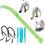 Fanwer Premium 3-in-1 Sock Aid Kit Adjustable sock aid, sock remover & Pants Aids, Shoe Helper, Long Handle Shoe Horn & Dressing Stick for Men, Women, Seniors & Pregnant - Easy On & Off!