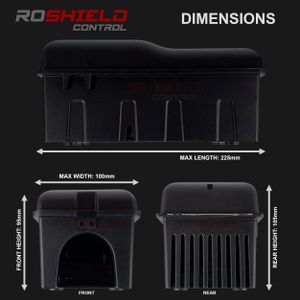 ROSHIELD Rat Trap Box 2-Pack – Secure Rodent Control