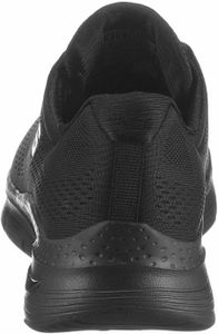 Skechers Women’s Arch Fit Sneaker – Black Mesh, Size 6 UK