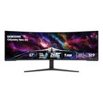SAMSUNG 57 inch Odyssey Neo G9 DUHD VA Gaming Monitor Curved 240Hz 1ms HDR 1000 Quantum mini-LED Freesync DP, HDMI + USB - (LS57CG952NNXZA) [Canada Version]