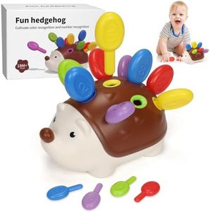 Venditer Giochi Bambini 1 Anno, Giochi 18 Mesi, Giochi Montessori 1 Anno, Riccio Motore Fine Giocattoli Bambini per Imparare Matematica e Colori Giochi Educativi Regalo di Compleanno per Bambino