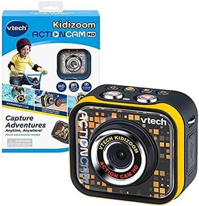 VTech - Kidizoom HD Action Cam - Kid's Digital Camera for Outdoor Sports, Water Proof Video - 520203 Multi-colour Box size: 20 x 27.9 x 5.8cm