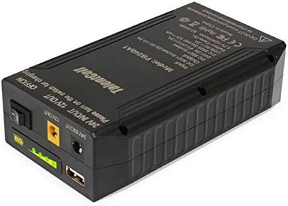 Talentcell 24V Lithium ion Battery PB240A1, Rechargeable 22400mAh 82.88Wh Li-ion Batteries Pack with DC 24V/12V and 5V USB Output for LED Light Strip, CCTV Camera, Smartphone and More