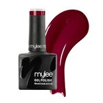 Mylee Gel Nail Polish 10ml [Queen of hearts] UV/LED Soak-Off Nail Art Manicure Pedicure for Professional, Salon & Home Use [Red Range] - Long Lasting & Easy to Apply