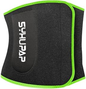 SYXUPAP Fajas Reductoras Abdomen Sauna Adelgazante Efecto - Faja Reductora Hombre Mujer para Sudar - Faja Lumbar y Abdominal，Fajas Reductoras Abdomen Adjustable para Deporte Fitness Postparto