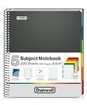 Dunwell 5-Subject Notebook College 