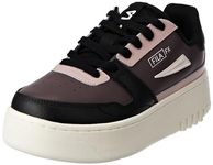 FILA Women's Fxventuno Platform Wmn Sneaker, Plum Truffle, 5 UK