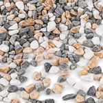 VGOODALL 900g Gravel Pebbles Mixed Colour, 2LB Natural Decorative Pebbles Succulents for Vases Plants Rocks Aquarium Gravel Top Dressing Outdoor Decorative Rocks