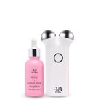 HOUSE OF BEAUTY Face Lift Pro Micro Currenting Face Massager tool for skin lifting instantly at home Collagen Face Serum for Lightening Tone Suitable For All skin types - (Combo Pack of 2)