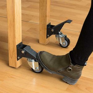 GBL Heavy Duty Retractable Castor Wheels Set of 4 – 250kg, No Floor Marks