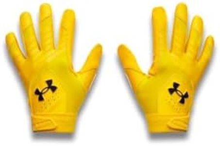 Under Armour Men's Clean Up Baseball Gloves, (790) Campus Gold/Campus Gold/Black, Large