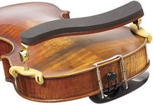 Kun Bravo 4/4 Violin Shoulder Rest - Hardwood with Brass Fittings