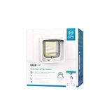 Sure Petcare SureFlap Microchip Cat Flap Connect, DualScan Technology, Mobile App Compatible, Install in Doors, Windows and Walls, White, Hub and 4 x AA Batteries Required, Not Included
