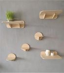 House of Meows MeowScape – Wall-Mounted Cat Shelves Set with 3 Steps for Playtime and Napping/Cat Climbing