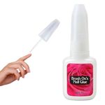 RIANZ Super Strong Nail Glue for Press On Nails, 10ml Brush On Nail Glue for Acrylic Nails, Fake Nails & Nail Tips & Extension Durable & Long-Lasting, Easy Application, Mess-Free & Travel-Friendly (1)