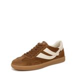 Vince Women's Oasis-w Lace Up Fashion Sneaker Suede, Elm Wood Brown Suede, 8