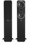 Q ACOUSTICS 3050i Floor Standing Speakers Pair Carbon Black - 2-way Reflex Enclosure, Bass Driver: 2 x 165 mm (6.5 in), Tweeter: 22 mm (0.9 in) - Tall Stereo/Surround Sound