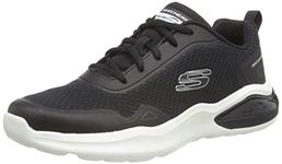 Skechers AIR Cushioning - Citro Lace Up Shoes for Men - Air-Cooled Memory Foam® Cushioned Insole Skech-Air airbag Midsole Mesh Upper Running Shoes Black