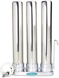 80,000 Gallon Countertop Water Filter System | Smart + Carbon Block + Sediment Filtration | Crystal Quest