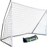 QUICKPLAY Kickster Soccer Goal Range – Ultra Portable Soccer Goal | Includes Soccer Net and Carry Bag [Single Goal]