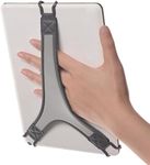 TFY Security Hand Strap Holder Finger Grip for Tablets -Compatible with iPad Air/iPad Pro 9.7Inch / Samsung Galaxy Tab 10.1Inch / Tab 4 10.1Inch / Tab Pro 10.1Inch / Tab S 10.5 (Grey)